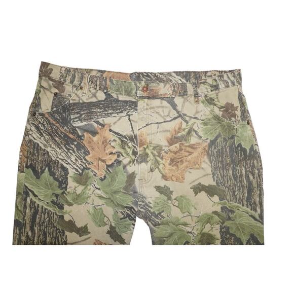 Vintage Duxbak Camo Pants Realtree Duck Hunting Outdoor Jeans USA 5-Pocket Style - Picture 3 of 6